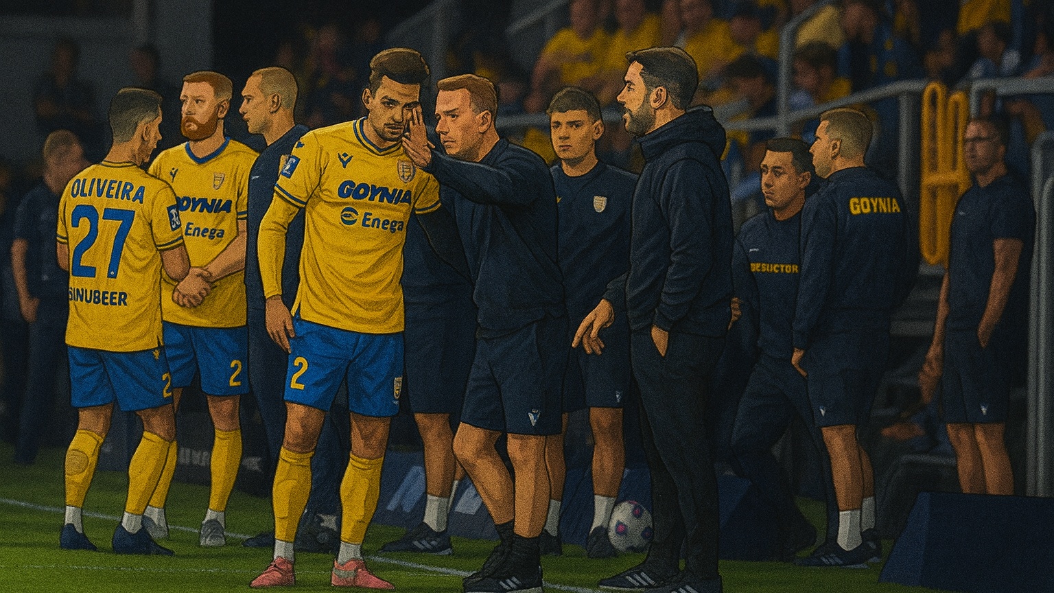 Sztab szkoleniowy Deductor podczas pracy w profesjonalnym futbolu